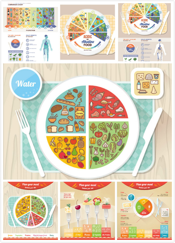 健康饮食分析图表 科学规划每日营养摄入